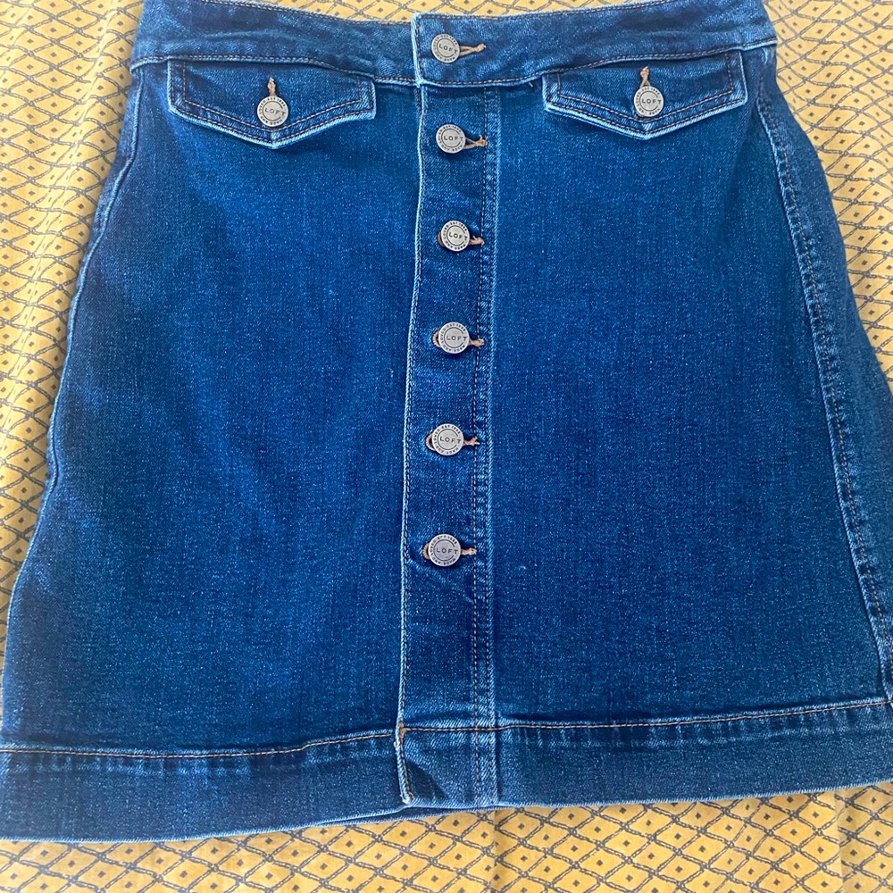 LOFT Jean Skirt